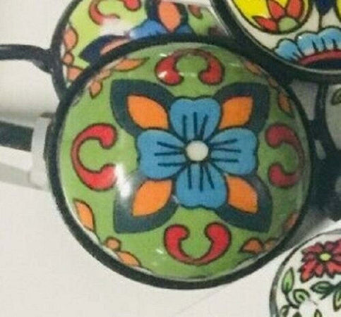 Appendino Gancio Parete Appendiabiti Metallo Ceramica Decori Ass. 13x4cm 749346 Casa e cucina/Arredamento/Ingresso/Appendiabiti a parete Trade Shop italia - Napoli, Commerciovirtuoso.it