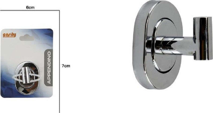 Appendino Gancio Porta Asciugamani Accappatoio Cromato Bagno 1 Posto Muro 69178 Casa, arredamento e bricolage > Accessori Bagno > Set da Bagno Trade Shop italia - Napoli, Commerciovirtuoso.it