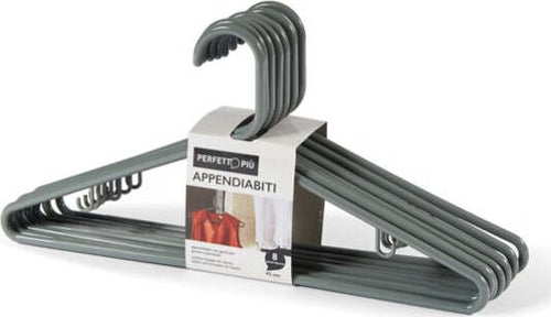 Appendino in plastica Zeta - plastica - 42 cm - grigio cenere - Perfetto - conf. 8 pezzi Casa e cucina/Arredamento/Ingresso/Appendiabiti Eurocartuccia - Pavullo, Commerciovirtuoso.it