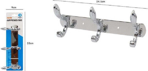 Appendino-Multiuso-A-3-Ganci-Ali-Finitura-Cromo-Lucido-52181-Appendi-Abiti