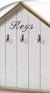 Appendino Porta Chiavi Key Parete 3 Ganci Legno 24x30x2,5 Cm Decori Ass. 762574 Casa e cucina/Arredamento/Ingresso/Portachiavi da parete Trade Shop italia - Napoli, Commerciovirtuoso.it