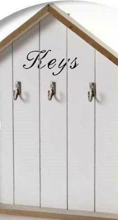 Appendino Porta Chiavi Key Parete 3 Ganci Legno 24x30x2,5 Cm Decori Ass. 762574 Casa e cucina/Arredamento/Ingresso/Portachiavi da parete Trade Shop italia - Napoli, Commerciovirtuoso.it