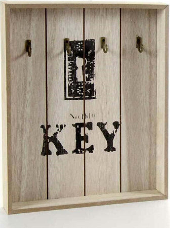 Appendino Porta Chiavi Parete Key Con Ganci In Legno 24x4x30cm Decori Ass 762338 Casa e cucina/Arredamento/Ingresso/Portachiavi da parete Trade Shop italia - Napoli, Commerciovirtuoso.it