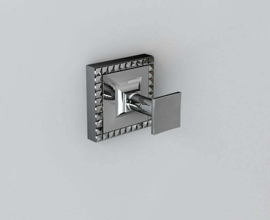 Appendino Portasciugamani Bagno Abs Cromato E Acciaio Inox Serie Plaisir Made In Italy Design Moderno Appendino Da Parete