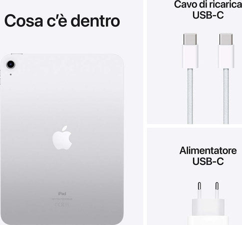 APPLE-IPAD-2022-256GB-SILVER-ITA-MPQ83TY/A