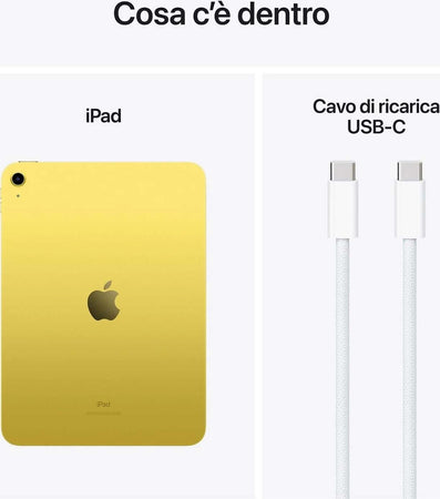 Apple-Ipad-2024-10-gen-10.9-64gb-Yellow-Ita-mcm94ty/a