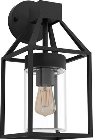 Appliqe-Industrial-Da-Esterno-Trecate-1-Luce-Acciaio-Zincato-Nero
