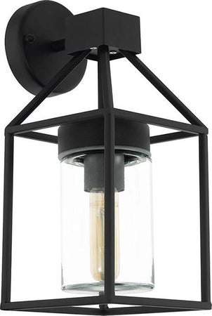 Appliqe-Industrial-Da-Esterno-Trecate-1-Luce-Acciaio-Zincato-Nero