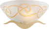 Applique-1-Luce-Bilbao-In-Ferro-Laccato-Avorio-E-Vetro-Bianco-Ambra