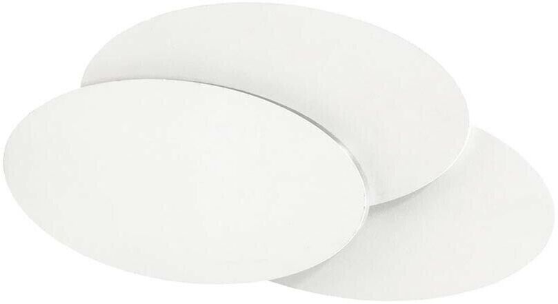 Applique 12 W In Vetro Ovale Lampada . Led Luce Bianca Da Parete Interno E33f Universo