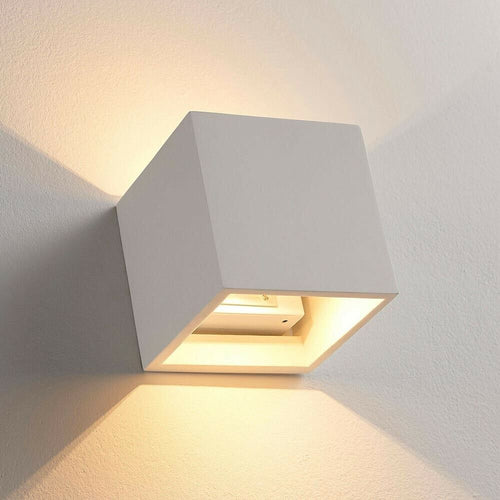 Applique 12 Watt Da Parete Esterno Faretto Led Luce Calda 3000k Ip65 Es46bc Universo