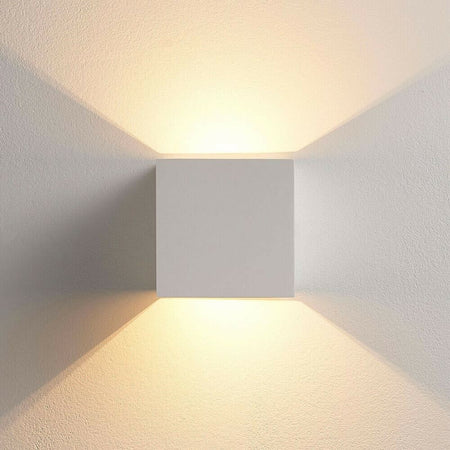 Applique 12 Watt Da Parete Esterno Faretto Led Luce Calda 3000k Ip65 Es46bc Universo