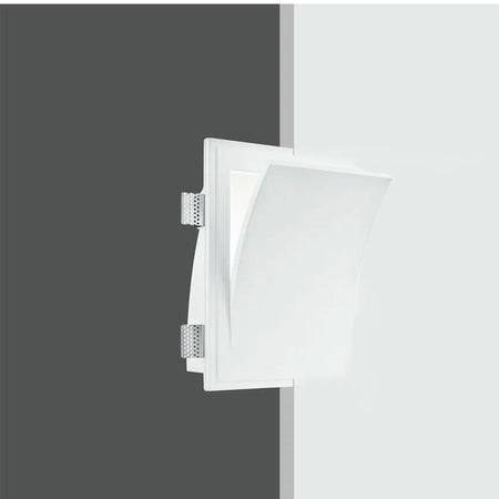 *STOCK* Portafaretto In Gesso Ceramico ad incasso 250x310x95mm 40W GU10 IP20