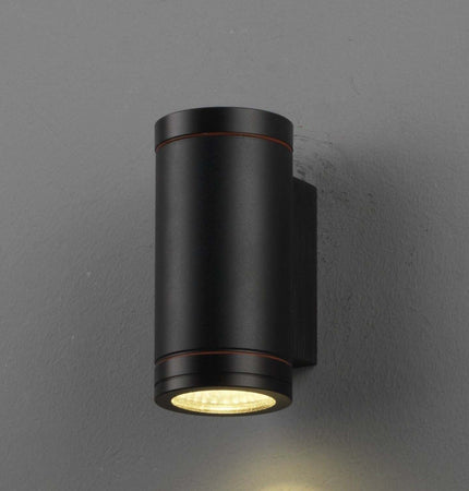 APPLIQUE 5W LED MONOEMISSIONE 3000K B.CALDO 500LM  NERO SPAZZOLATO IP44 PER ESTERNO TERRAZZI, BALCONI, NEGOZI, WALL WASHER GA Illuminazione/Illuminazione per interni/Illuminazioni per pareti/Applique Led Mall Home - Napoli, Commerciovirtuoso.it