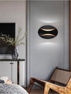 Applique 6 W Da Parete Doppia Emissione Led Luce Bianca Calda Naturale Aq15 Nero Universo