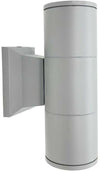 Applique A Doppia Luce Da Parete Giardino Esterno 2 X Porta Faretto Gu10 Es01g Universo