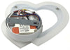 Applique A Forma Di Cuore 2 Cuori In Vetro A Parete Luce Bianca Lampada Led 12 W Universo
