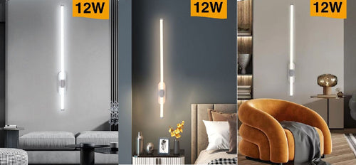 Applique A Led 12 Watt Tubo Lungo Bianco Moderno Luce Fredda Calda Naturale E80 Casa, arredamento e bricolage > Illuminazione da interno > Applique per interno Trade Shop italia - Napoli, Commerciovirtuoso.it