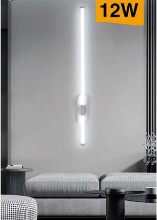 Applique A Led 12 Watt Tubo Lungo Bianco Moderno Luce Fredda Calda Naturale E80 Casa, arredamento e bricolage > Illuminazione da interno > Applique per interno Trade Shop italia - Napoli, Commerciovirtuoso.it