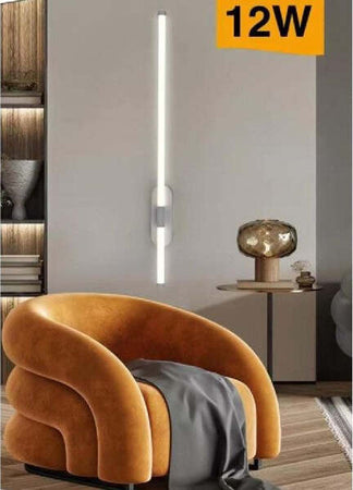 Applique A Led 12 Watt Tubo Lungo Bianco Moderno Luce Fredda Calda Naturale E80 Illuminazione/Illuminazione per interni/Illuminazioni per pareti/Applique Trade Shop italia - Napoli, Commerciovirtuoso.it