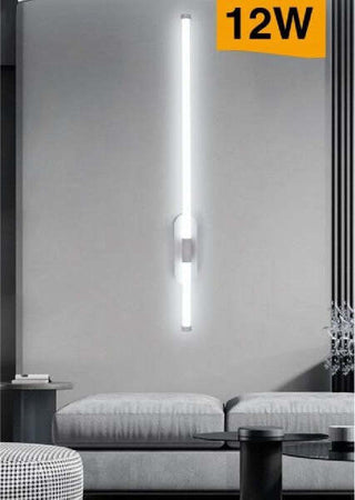 Applique A Led 12 Watt Tubo Lungo Bianco Moderno Luce Fredda Calda Naturale E80 Illuminazione/Illuminazione per interni/Illuminazioni per pareti/Applique Trade Shop italia - Napoli, Commerciovirtuoso.it