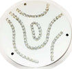 Applique A Led 18 W In Vetro Trasparente E Satinato Con Inserti Effetto Swarovski Marca Novecento Sissi Illuminazione/Illuminazione per interni/Illuminazioni per pareti/Applique Ideart - Valdilana, Commerciovirtuoso.it
