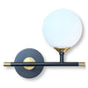 Applique A Parete 1 Sfera Illuminazione Decorativa Contemporaneo Con Attacco G9 I20 Aq60