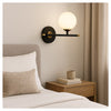 Applique A Parete 1 Sfera Illuminazione Decorativa Contemporaneo Con Attacco G9 I20 Aq60