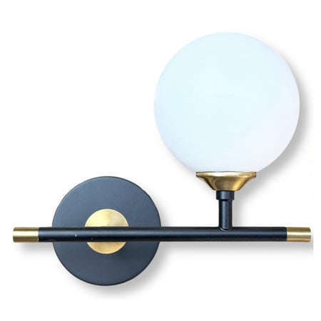 Applique A Parete 1 Sfera Illuminazione Decorativa Contemporaneo Con Attacco G9 I20 Aq60