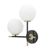 Applique A Parete 2 Sfere Illuminazione Decorativa Contemporaneo Con 2 Attacchi G9 Aq59