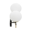 Applique A Parete 2 Sfere Illuminazione Decorativa Contemporaneo Con 2 Attacchi G9 Aq59