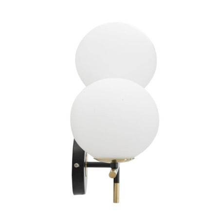 Applique A Parete 2 Sfere Illuminazione Decorativa Contemporaneo Con 2 Attacchi G9 Aq59