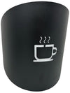 Applique A Parete Con Disegno Tazza Del Caffè Lampada Attacco G9 Nero Universo