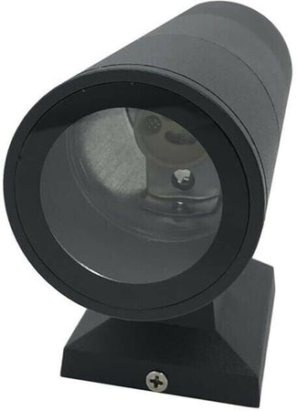 Applique A Parete Doppia Luce Giardino Esterno Ip55 2 X Porta Faretto Gu10 Es01n Universo