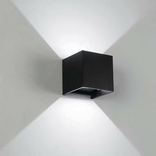 Applique A Parete Faretto 52 Led Luce Bianca 22 Watt Esterno Interno Ip65 Es66nf