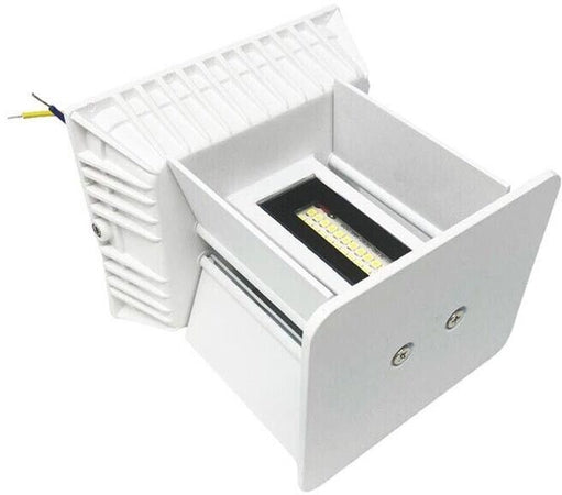 Applique A Parete Faretto 52 Led Luce Calda 22 Watt Esterno Interno Ip65 Es66bc