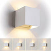 Applique A Parete Faretto 52 Led Luce Naturale 22 W Esterno Interno Ip65 Es66bn