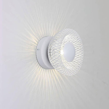 Applique A Parete Lmpada Da Muro Decorativa Attacco G9 In Metallo Bianco Aq48b Universo
