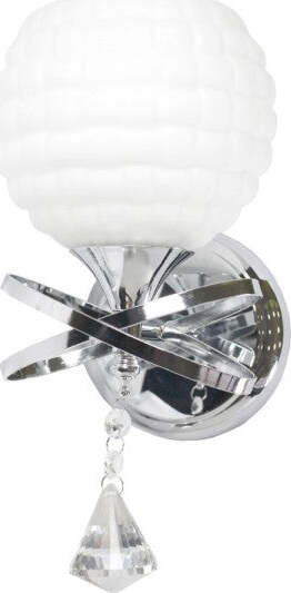 Applique-A-Parete-Moderna-Lumetto-Da-Comodino-Attacco-E27-Abat-Jour-Vetro-E09