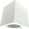 Applique A Parete Quadrato Lampada Muro Moderna Esterno Attacco Gu10 Ip65 Es54 Illuminazione/Illuminazione per esterni/Lampade da parete Trade Shop italia - Napoli, Commerciovirtuoso.it