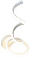Applique A Spirale Da Parete Interno Lampada Led Luce Calda 12 Watt E24c Universo