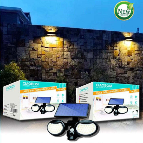 Applique Ad Induzione Solare 10 W Con Sensore Movimento Luce Led Ip67 Tx-9502 Illuminazione/Illuminazione per esterni/Lampade da parete Trade Shop italia - Napoli, Commerciovirtuoso.it