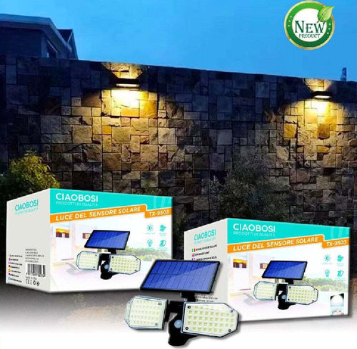 Applique Ad Induzione Solare 10w Ip67 Con Sensore Movimento Luce Led Tx-9503 Illuminazione/Illuminazione per esterni/Lampade da parete Trade Shop italia - Napoli, Commerciovirtuoso.it