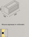Applique-alluminio-Gea-Led-GARO-GES310-GES313-LED-IP54-lampada-parete-moderno-esterno-E27