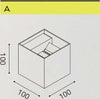 Applique-alluminio-Gea-Led-HENK-Q-GES860-LED-IP54-fascio-regolabile-lampada-parete-biemissione-moderna-cubo-esterno