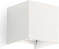 Applique-alluminio-Gea-Led-HENK-Q-GES865C-LED-IP65-3000°K-fascio-regolabile-lampada-parete-biemissione-moderna-cubo-esterno