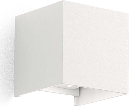 Applique-alluminio-Gea-Led-HENK-Q-GES865C-LED-IP65-3000°K-fascio-regolabile-lampada-parete-biemissione-moderna-cubo-esterno