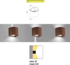Applique-alluminio-Gea-Led-HENK-R-GES874C-LED-IP54-fascio-regolabile-lampada-parete-biemissione-classica