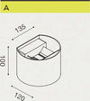 Applique-alluminio-Gea-Led-HENK-R-GES874C-LED-IP54-fascio-regolabile-lampada-parete-biemissione-classica