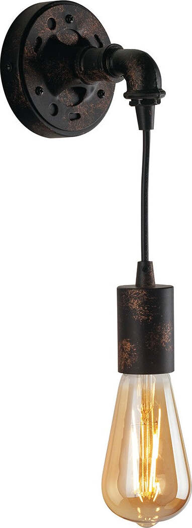 Applique Amarcord Ruggine 1Xe27 10X26X12Cm Illuminazione/Illuminazione per interni/Illuminazioni per pareti/Applique Led Mall Home - Napoli, Commerciovirtuoso.it